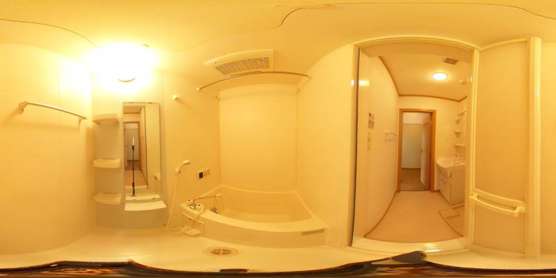 パノラマ画像バスルーム