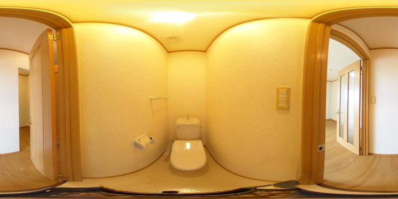 パノラマ画像トイレ