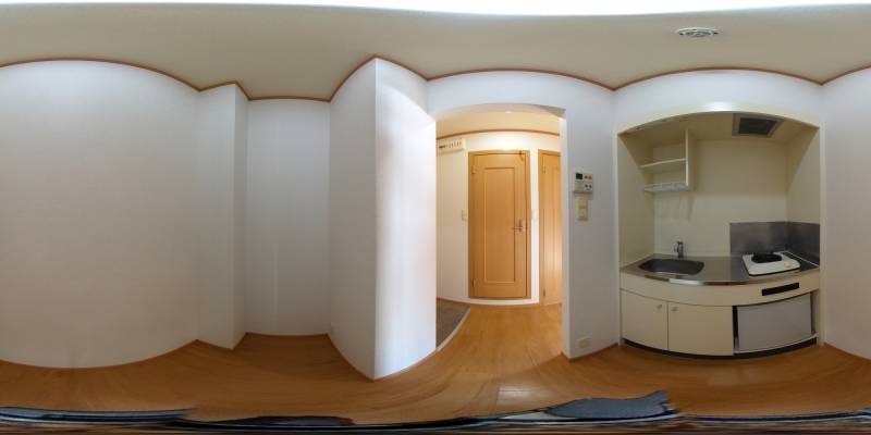 パノラマ画像キッチン