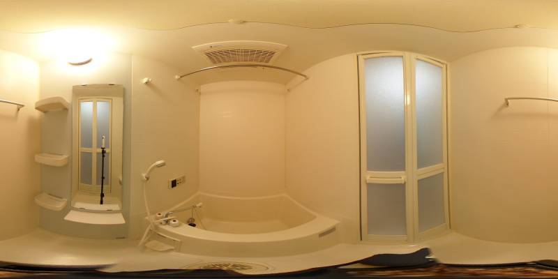 パノラマ画像バスルーム