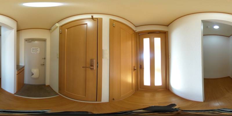 パノラマ画像玄関