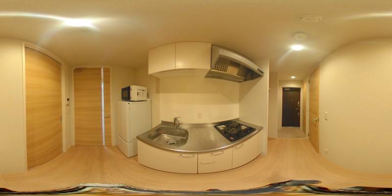 パノラマ画像キッチン