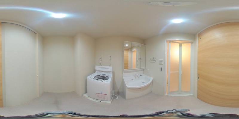 パノラマ画像洗面所