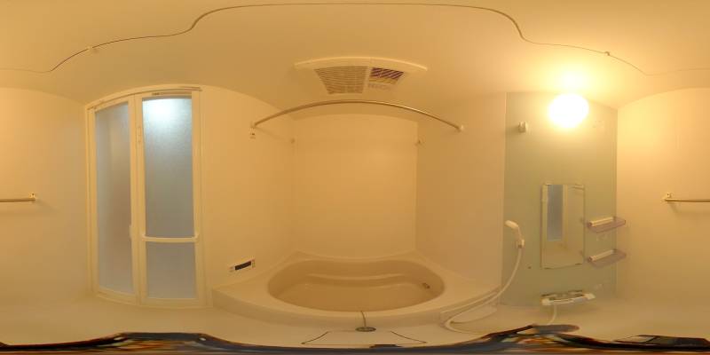 パノラマ画像バスルーム