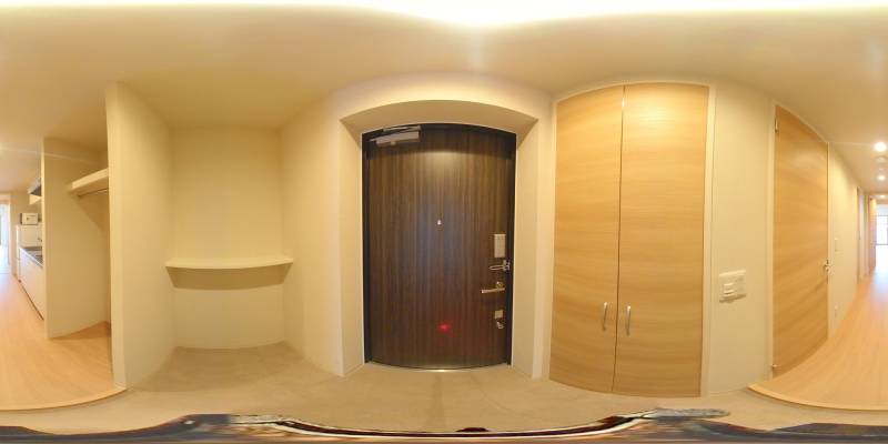 パノラマ画像玄関