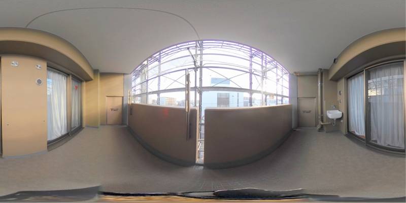 パノラマ画像バルコニー