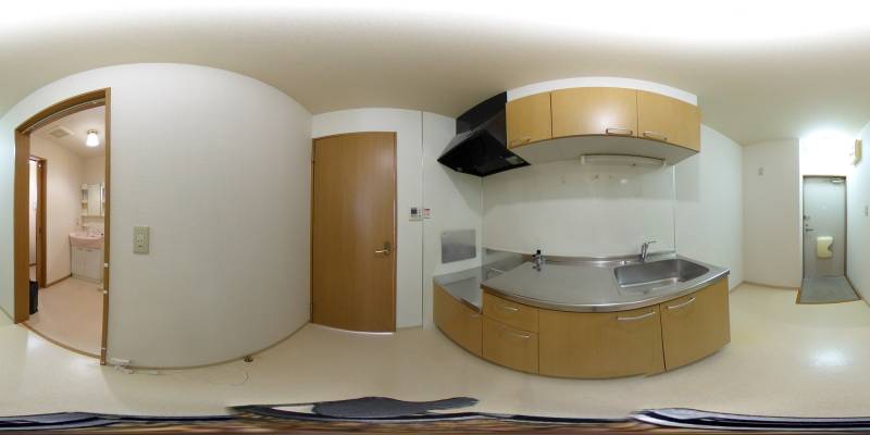 パノラマ画像キッチン