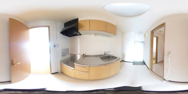 パノラマ画像キッチン