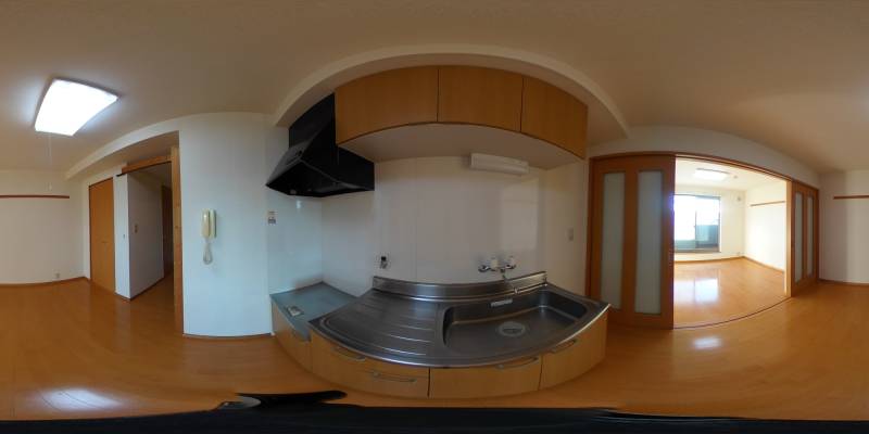 パノラマ画像キッチン