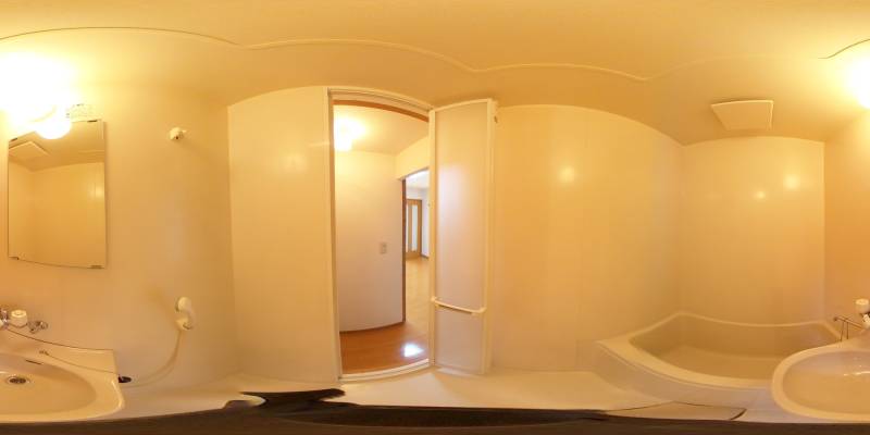 パノラマ画像バスルーム