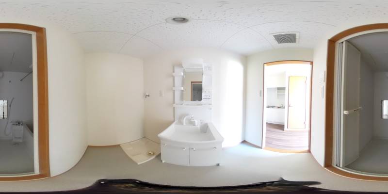 パノラマ画像洗面所