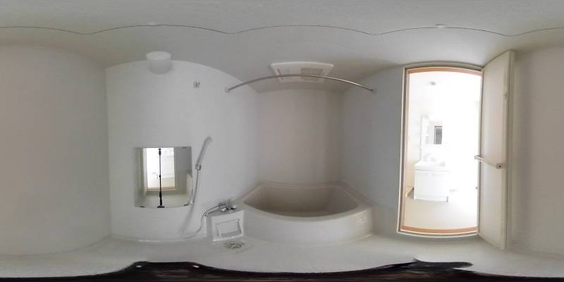パノラマ画像バスルーム