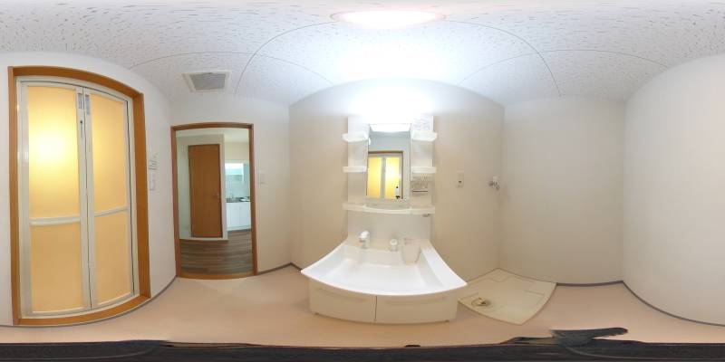 パノラマ画像洗面所