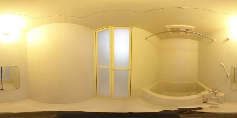 パノラマ画像バスルーム