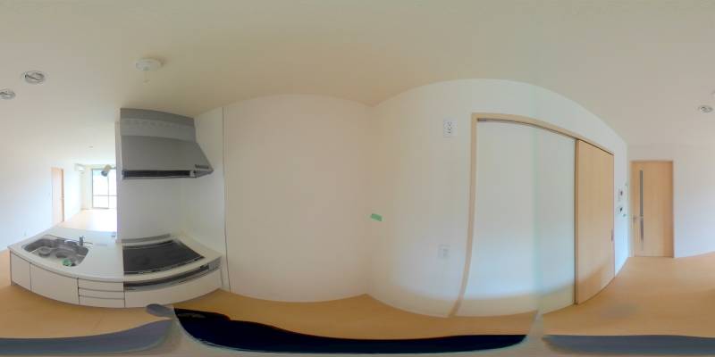 パノラマ画像キッチン