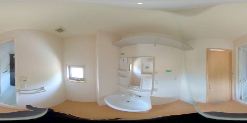 パノラマ画像洗面所