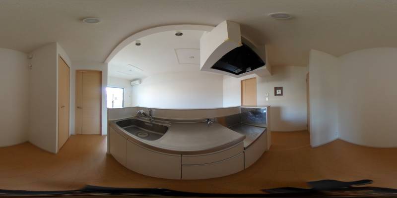 パノラマ画像キッチン