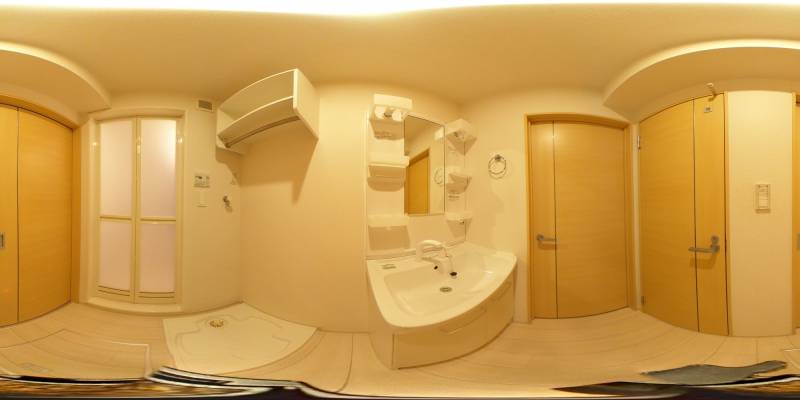 パノラマ画像洗面所