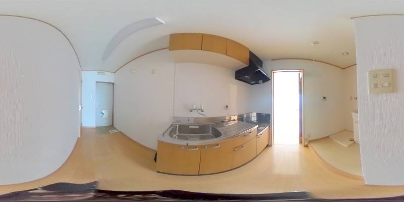 パノラマ画像キッチン