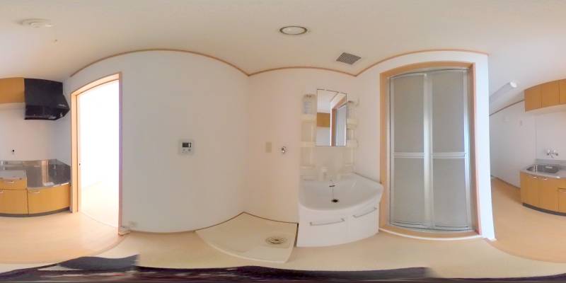 パノラマ画像洗面所