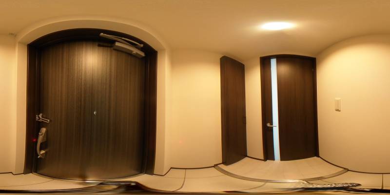 パノラマ画像玄関