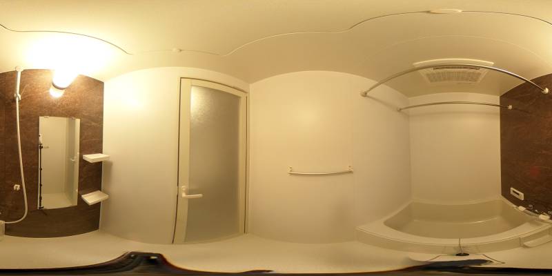 パノラマ画像バスルーム