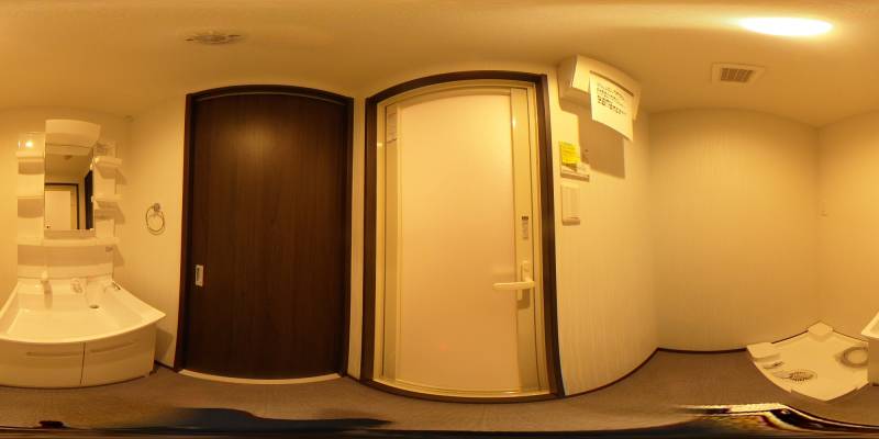 パノラマ画像洗面所