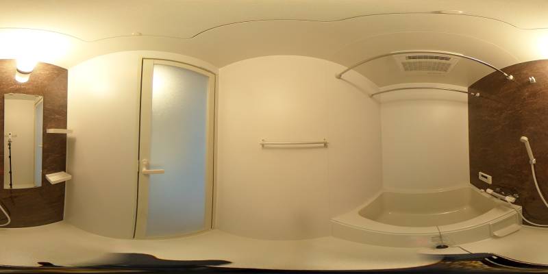 パノラマ画像バスルーム