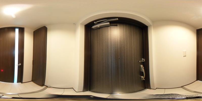 パノラマ画像玄関