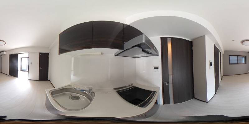 パノラマ画像キッチン