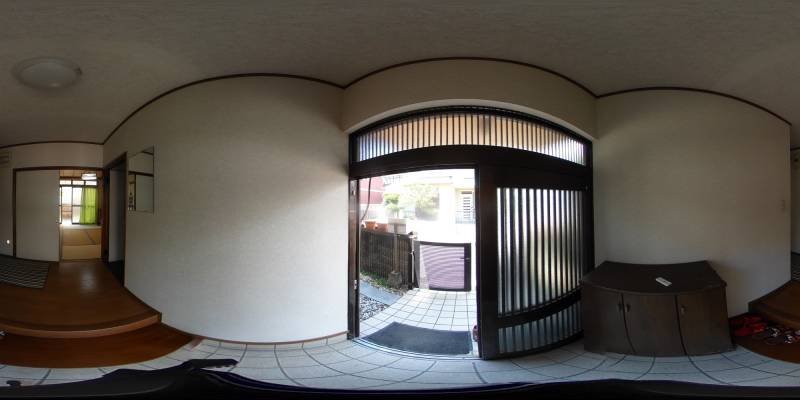 パノラマ画像玄関