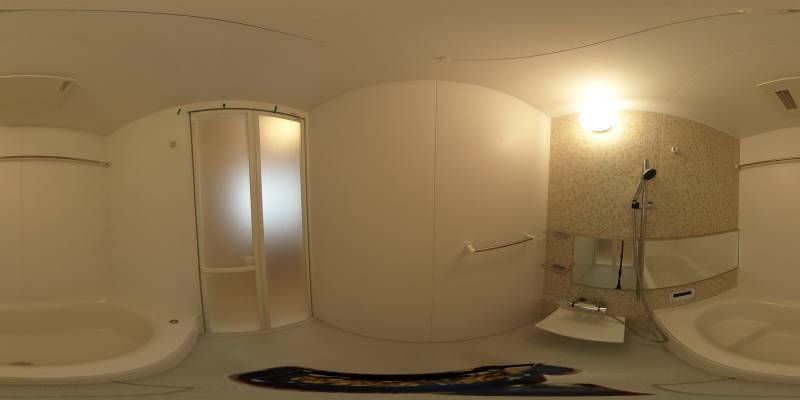 パノラマ画像バスルーム