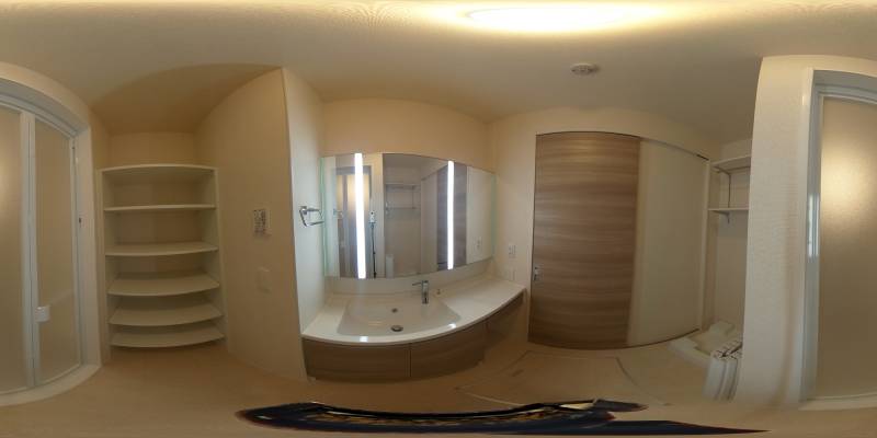 パノラマ画像洗面所