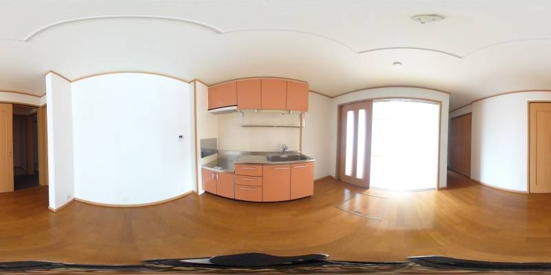 パノラマ画像キッチン