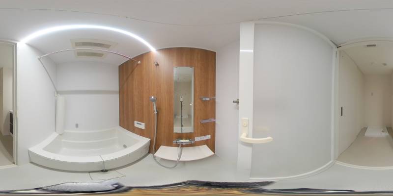 パノラマ画像バスルーム