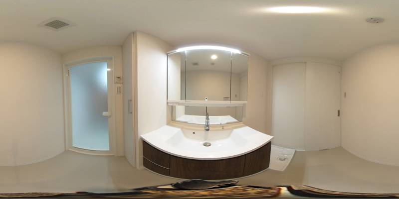 パノラマ画像洗面所