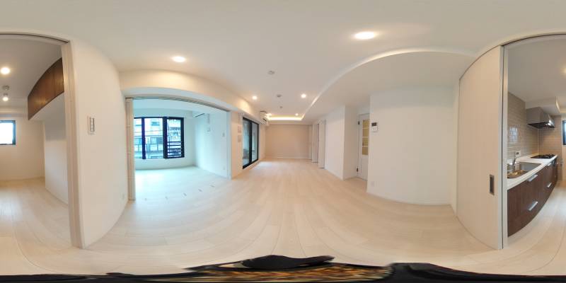 パノラマ画像リビング