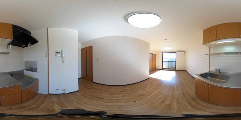 パノラマ画像キッチン