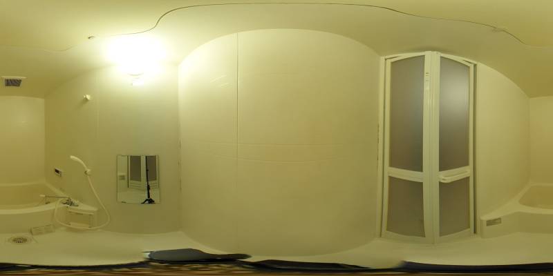 パノラマ画像バスルーム