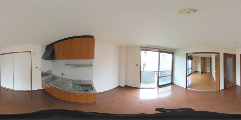 パノラマ画像キッチン