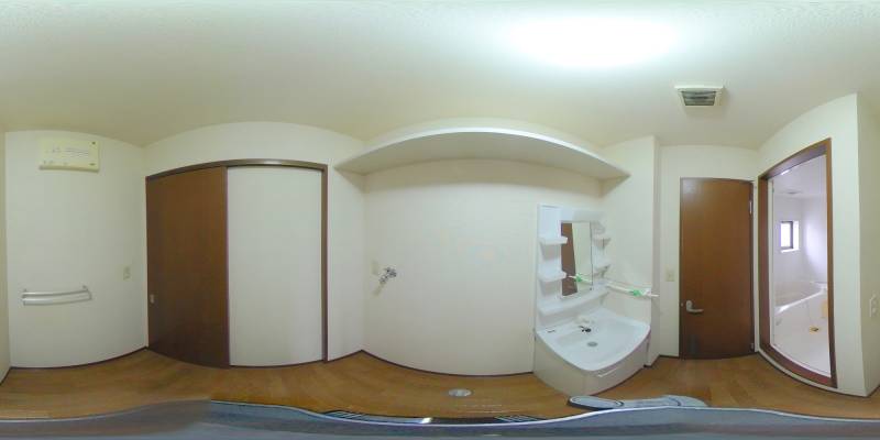 パノラマ画像洗面所