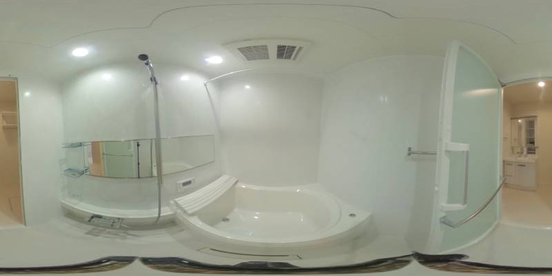 パノラマ画像バスルーム