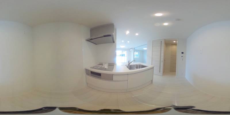 パノラマ画像キッチン