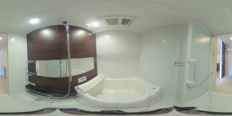 パノラマ画像バスルーム