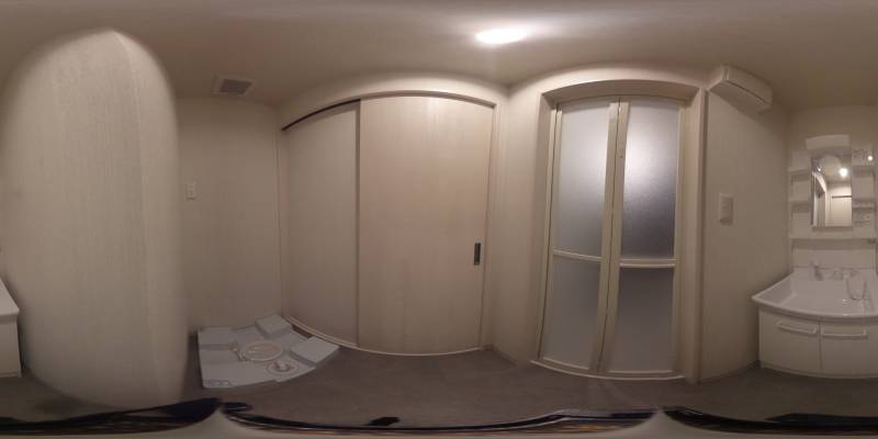 パノラマ画像洗面所