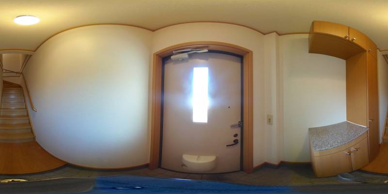 パノラマ画像玄関