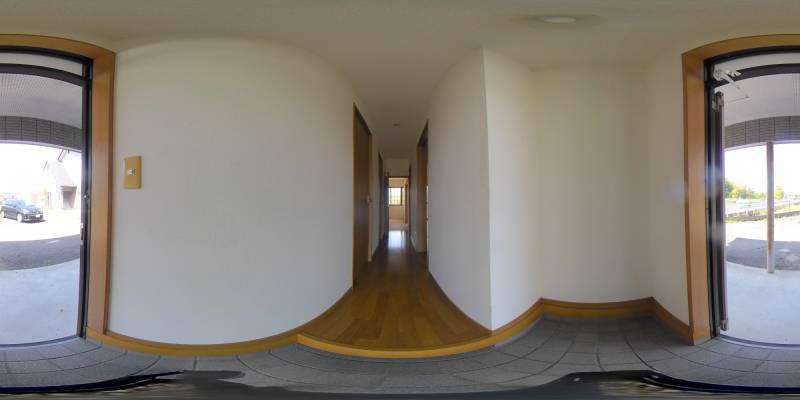 パノラマ画像玄関