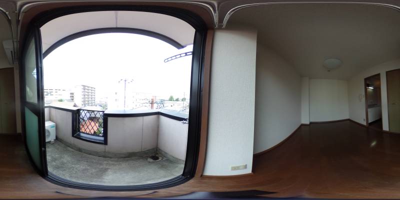 パノラマ画像バルコニー
