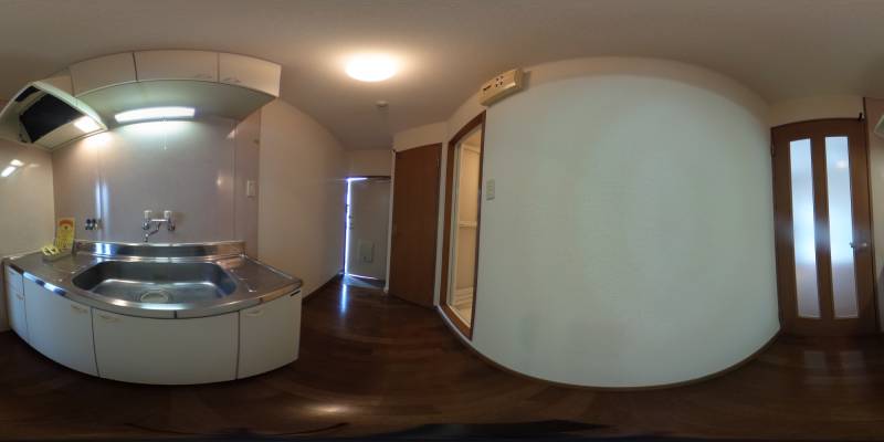 パノラマ画像キッチン