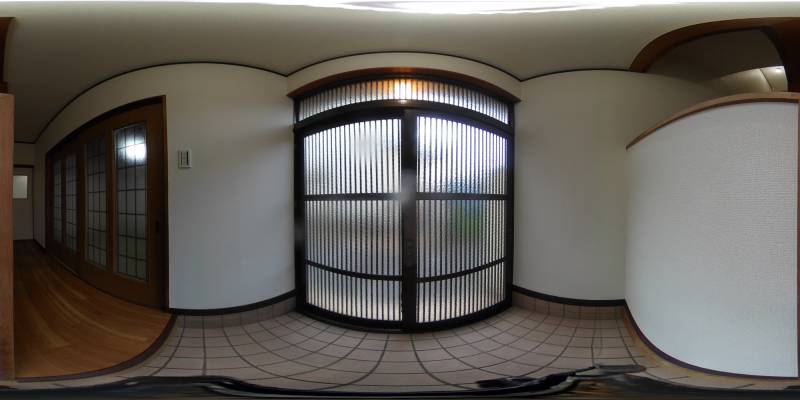 パノラマ画像玄関